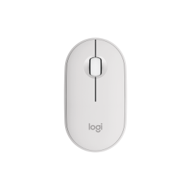 Logitech Pebble 2 M350S Rato Sem Fios RF/Bluetooth Ambidestro 4000 DPI Ótico 3 Botões Branco - 910-007013 - 5099206110441