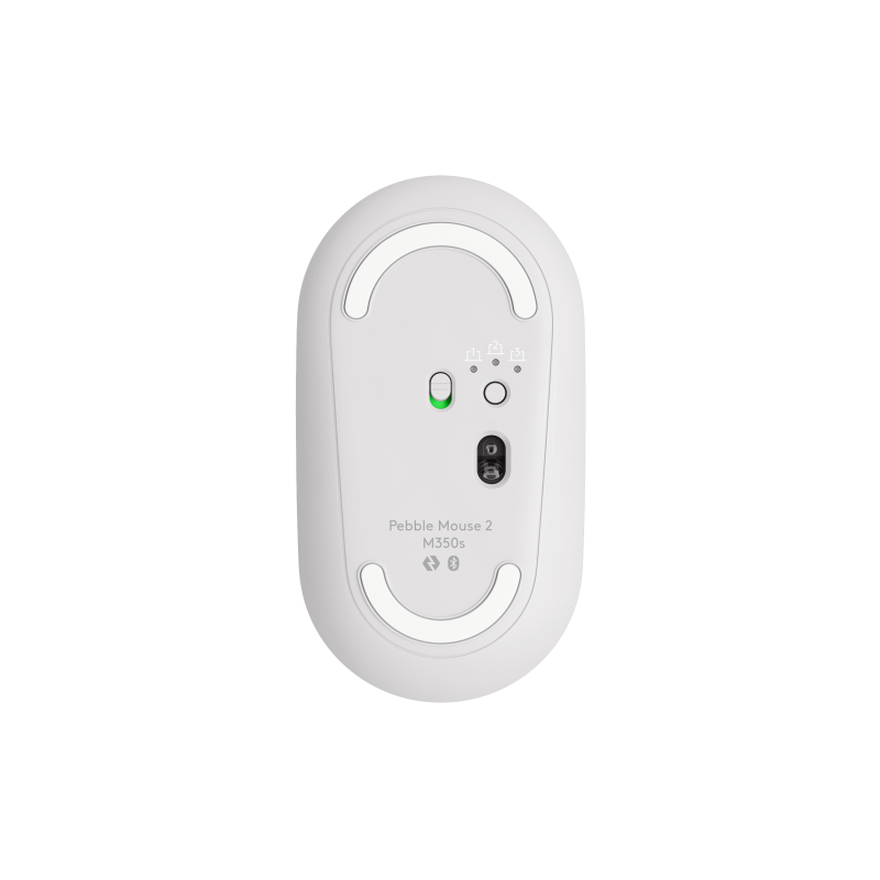 Logitech Pebble 2 M350S Rato Sem Fios RF/Bluetooth Ambidestro 4000 DPI Ótico 3 Botões Branco - 910-007013 - 5099206110441