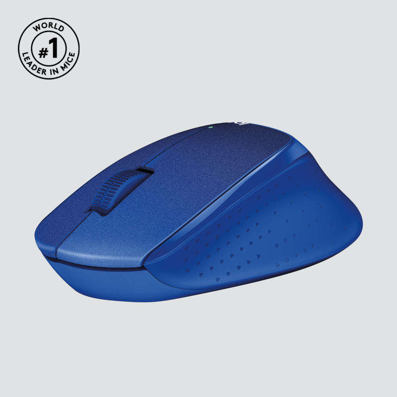Logitech M330 Silent Plus Rato Sem Fios RF Wireless 1000 DPI Ótico 3 Botões Azul - 910-004910 - 5099206066687
