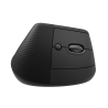 Logitech Lift for Business Rato Sem Fios RF/Bluetooth Vertical 4000 DPI Ótico 4 Botões Grafite - 910-006494 - 5099206099838