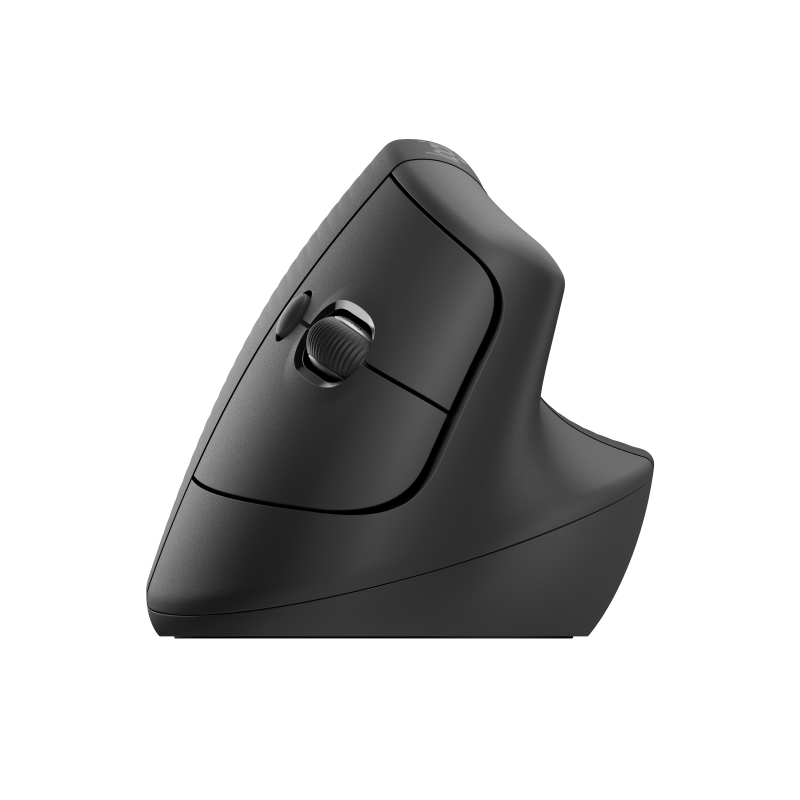 Logitech Lift for Business Rato Sem Fios RF/Bluetooth Vertical 4000 DPI Ótico 4 Botões Grafite - 910-006494 - 5099206099838