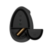 Logitech Lift for Business Rato Sem Fios RF/Bluetooth Vertical 4000 DPI Ótico 4 Botões Grafite - 910-006494 - 5099206099838
