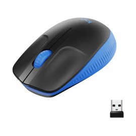 Logitech M190 Rato Sem Fios RF Wireless Ambidestro 1000 DPI Ótico 3 Botões Azul - 910-005907 - 5099206091849
