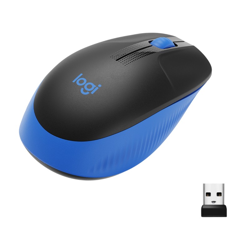 Logitech M190 Rato Sem Fios RF Wireless Ambidestro 1000 DPI Ótico 3 Botões Azul - 910-005907 - 5099206091849