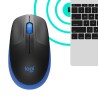 Logitech M190 Rato Sem Fios RF Wireless Ambidestro 1000 DPI Ótico 3 Botões Azul - 910-005907 - 5099206091849