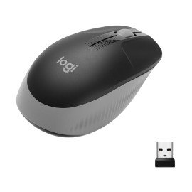 Logitech M190 Rato Sem Fios RF Wireless Ambidestro 1000 DPI Ótico 3 Botões Cinzento - 910-005906 - 5099206091832