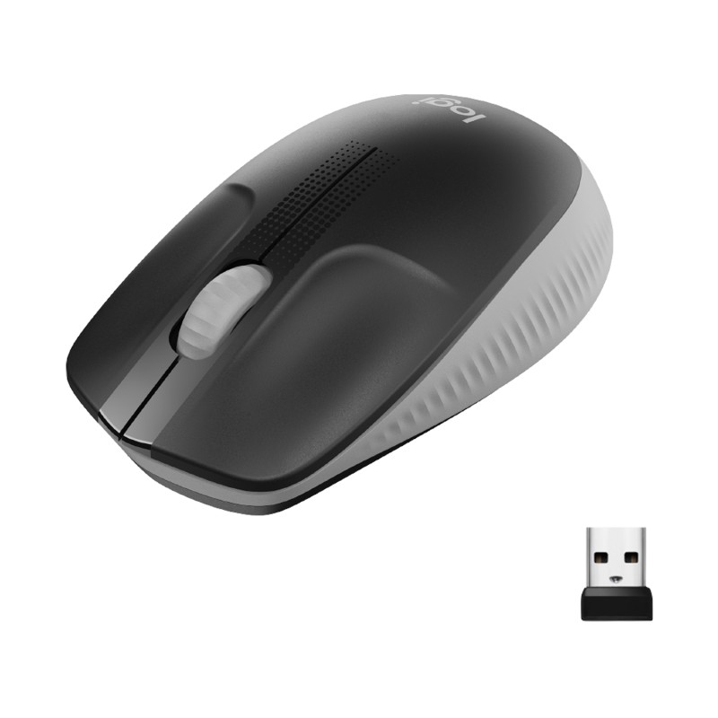 Logitech M190 Rato Sem Fios RF Wireless Ambidestro 1000 DPI Ótico 3 Botões Cinzento - 910-005906 - 5099206091832