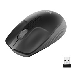 Logitech M190 Rato Sem Fios RF Wireless Ambidestro 1000 DPI Ótico 3 Botões Carvão - 910-005905 - 5099206091825