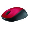 Logitech M235 Rato Sem Fios RF Wireless Ambidestro 1000 DPI Ótico 3 Botões Preto, Vermelho - 910-002496 - 5099206029347