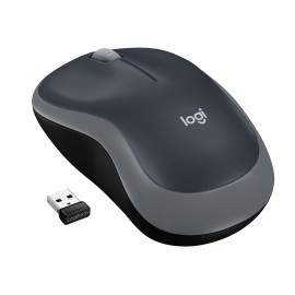 Logitech M185 Rato Sem Fios RF Wireless Ambidestro 1000 DPI Ótico 3 Botões Cinzento - 910-002235 - 5099206027275