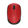 Logitech M171 Rato Sem Fios RF Wireless Ambidestro 1000 DPI Ótico 2 Botões Preto, Vermelho - 910-004641 - 5099206062870
