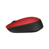 Logitech M171 Rato Sem Fios RF Wireless Ambidestro 1000 DPI Ótico 2 Botões Preto, Vermelho - 910-004641 - 5099206062870