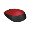 Logitech M171 Rato Sem Fios RF Wireless Ambidestro 1000 DPI Ótico 2 Botões Preto, Vermelho - 910-004641 - 5099206062870