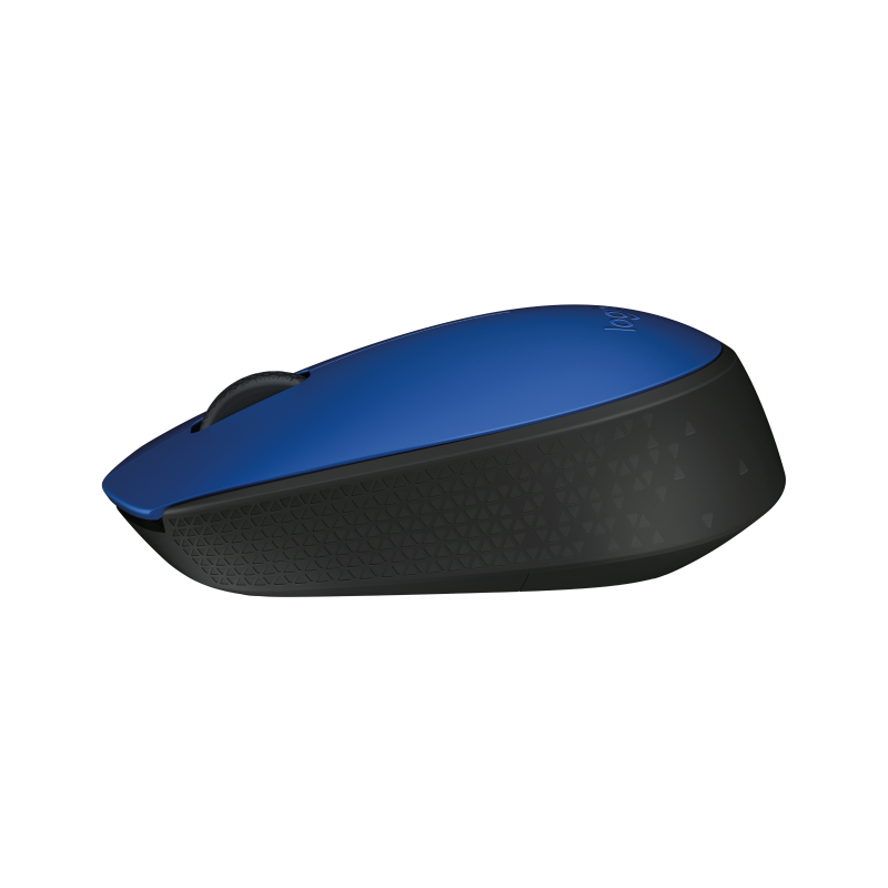 Logitech M171 Rato Sem Fios RF Wireless Ambidestro 1000 DPI Ótico 2 Botões Preto, Azul - 910-004640 - 5099206062863