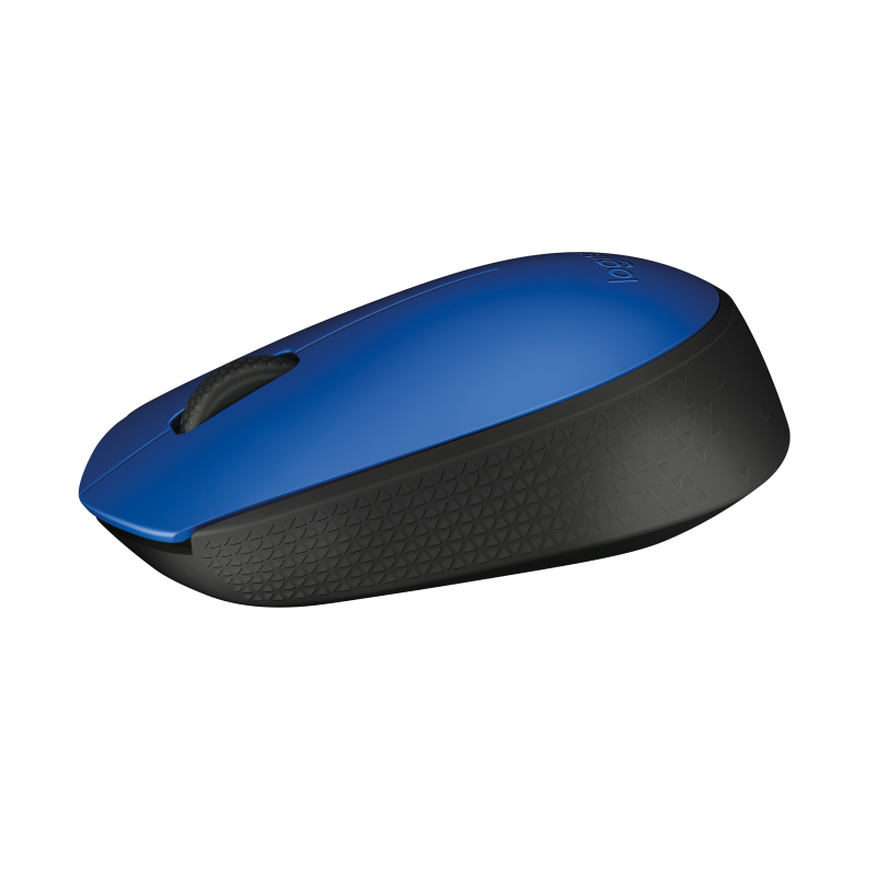 Logitech M171 Rato Sem Fios RF Wireless Ambidestro 1000 DPI Ótico 2 Botões Preto, Azul - 910-004640 - 5099206062863
