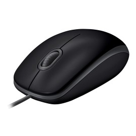 Logitech M110 Silent Rato Ambidestro Com Fios USB 1000 DPI Ótico 3 Botões Preto, Cinzento - 910-005508 - 5099206080539
