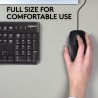 Logitech M110 Silent Rato Ambidestro Com Fios USB 1000 DPI Ótico 3 Botões Preto, Cinzento - 910-005508 - 5099206080539
