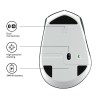 Logitech M720 Rato Sem Fios RF/Bluetooth 1000 DPI Ótico 8 Botões Preto - 910-004791 - 5099206065086