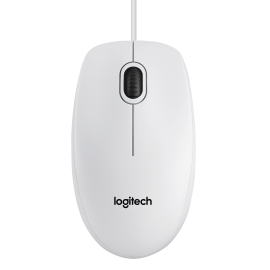 Logitech B100 Rato Com Fios USB Ambidestro 800 DPI Ótico 3 Botões Branco - 910-003360 - 5099206041288