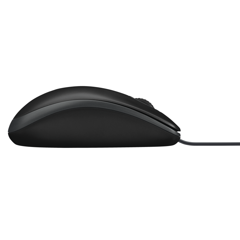 Logitech B100 Rato Com Fios USB Ambidestro 800 DPI Ótico 3 Botões Preto - 910-003357 - 5099206041271