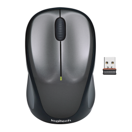 Logitech M235 Rato Sem Fios RF Wireless Ambidestro 1000 DPI Ótico 3 Botões Preto, Cinzento - 910-002201 - 5099206027169