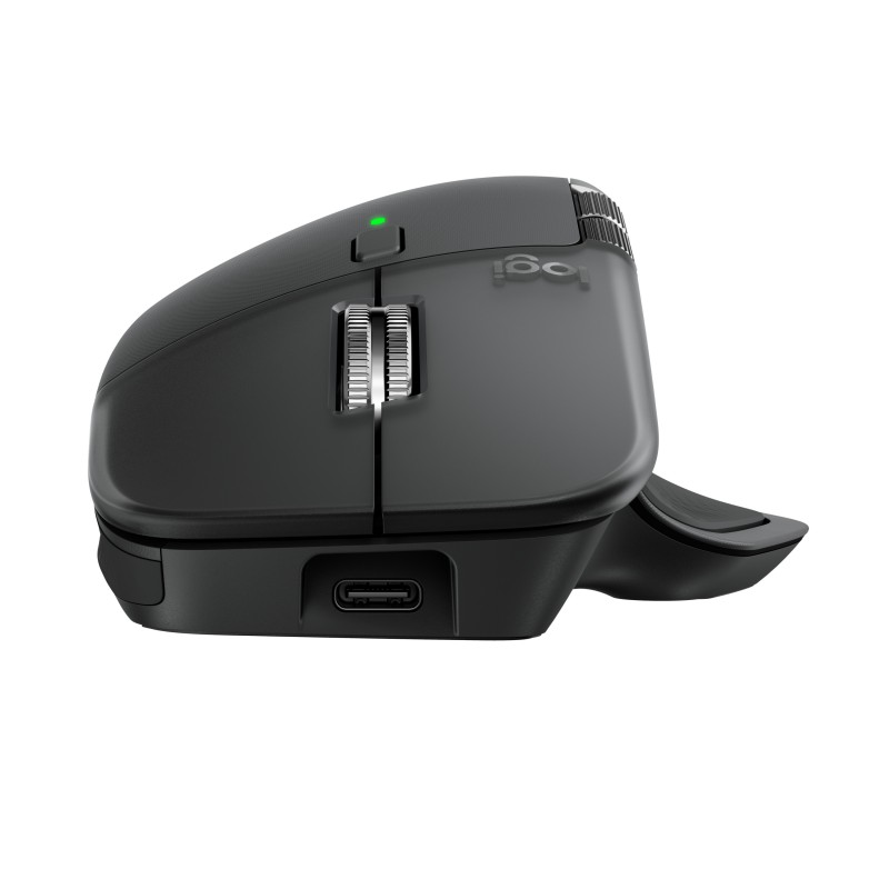 Logitech MX Master 4 Rato Ergonómico Sem Fios RF/Bluetooth 8000 DPI Laser 8 Botões Grafite - 910-007562 - 5099206133082