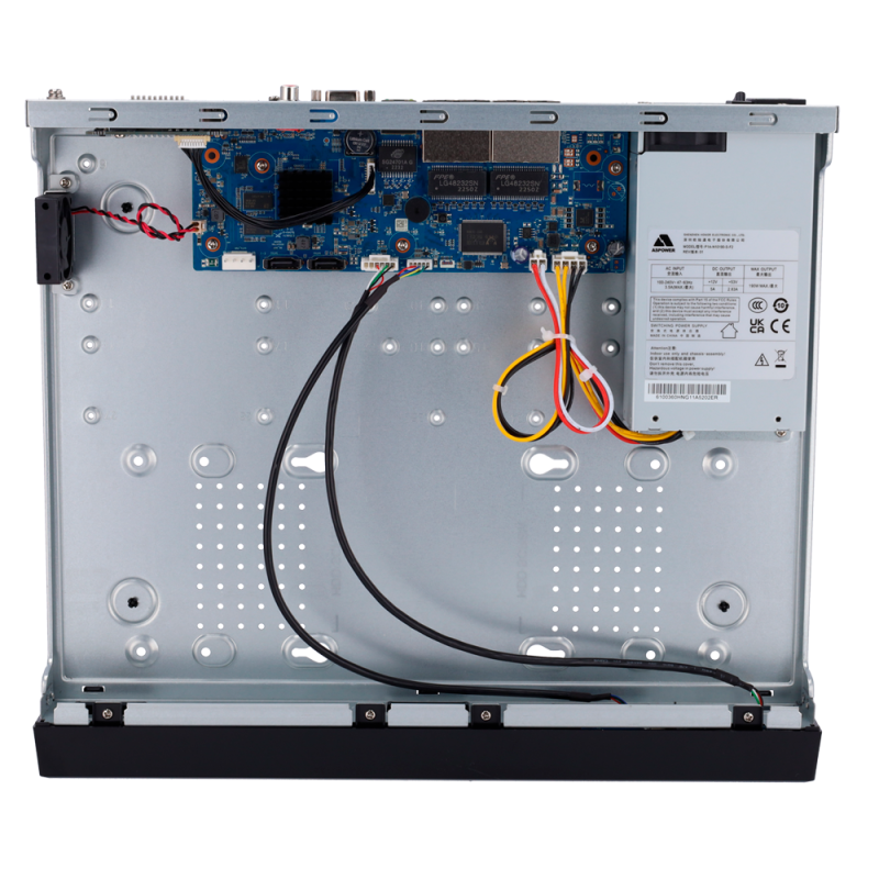 X-Security XS-NVR3208A-8P-AI Gravador NVR, 8 CH, 8 IP, 8 PoE, 12 MP, 256 Mbps, 2 HDD até 10 TB, HDMI 4K e VGA, IA, WEB, DSS/PSS, Smartphone e NVR - 8435325475172