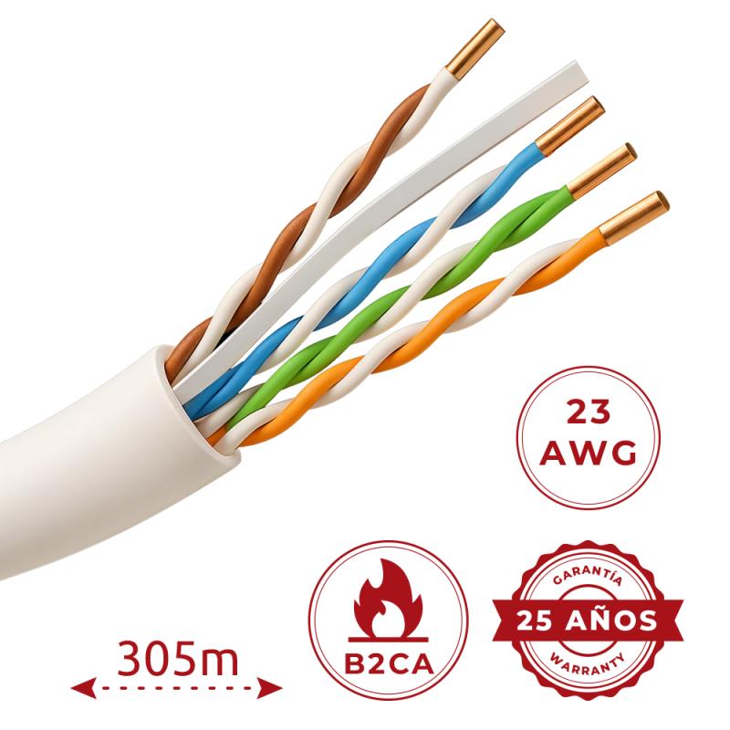 Safire UTP6A-305-LSZH-B2ca-23AWG