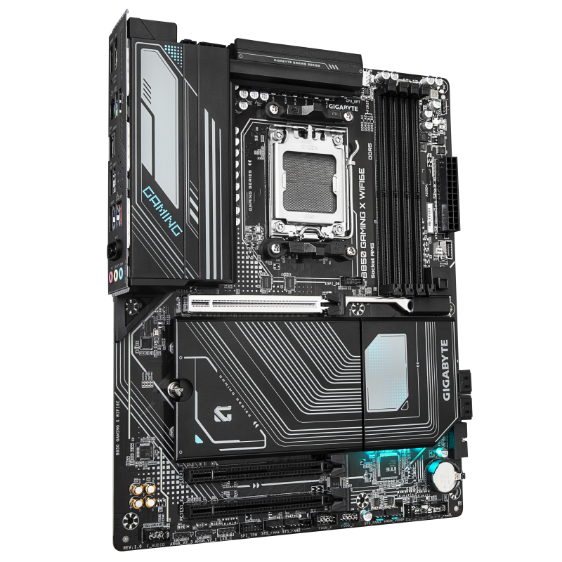 Gigabyte B850 GAMING X WIFI6E Motherboard AMD B850 Socket AM5 DDR5 ATX PCIe 5.0 M.2 Wi-Fi - 9MB85GMX6-00-G10 - 4719331866457