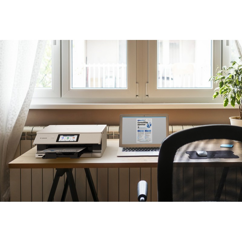 Canon PIXMA TS8751 Impressora Multifunções Fotográfica Jato de Tinta Cores A4 4800 x 1200 DPI Duplex Wi-Fi/USB Branco - 6152C026 - 4549292218411