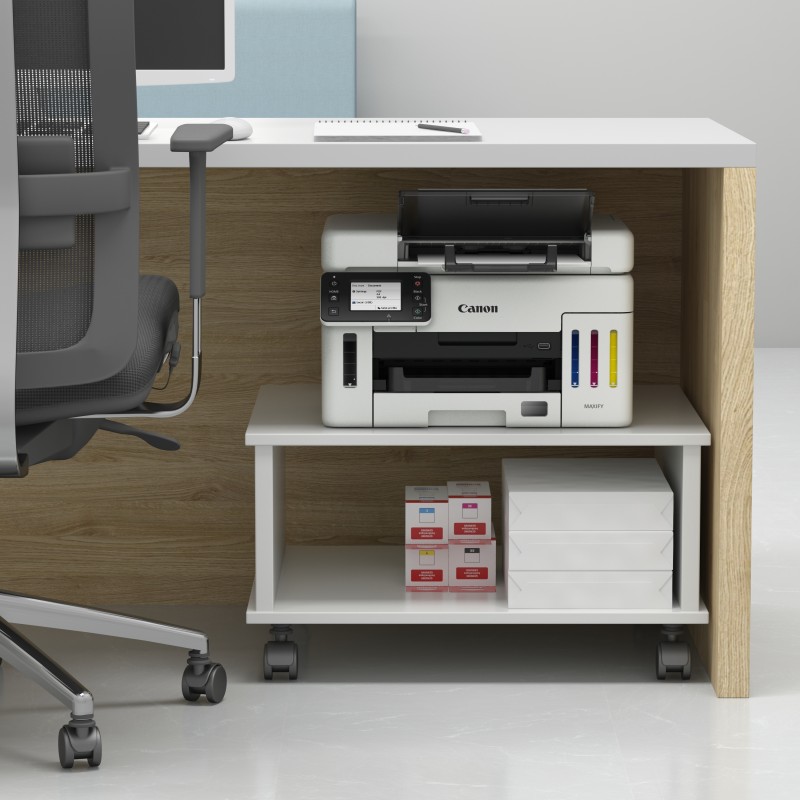 Canon MAXIFY GX6550 Impressora Multifunções Jato de Tinta Cores MegaTank Recarregável A4 600 x 1200 DPI Duplex Wi-Fi/Ethernet/USB Preto, Branco - 6351C006 - 4549292223644