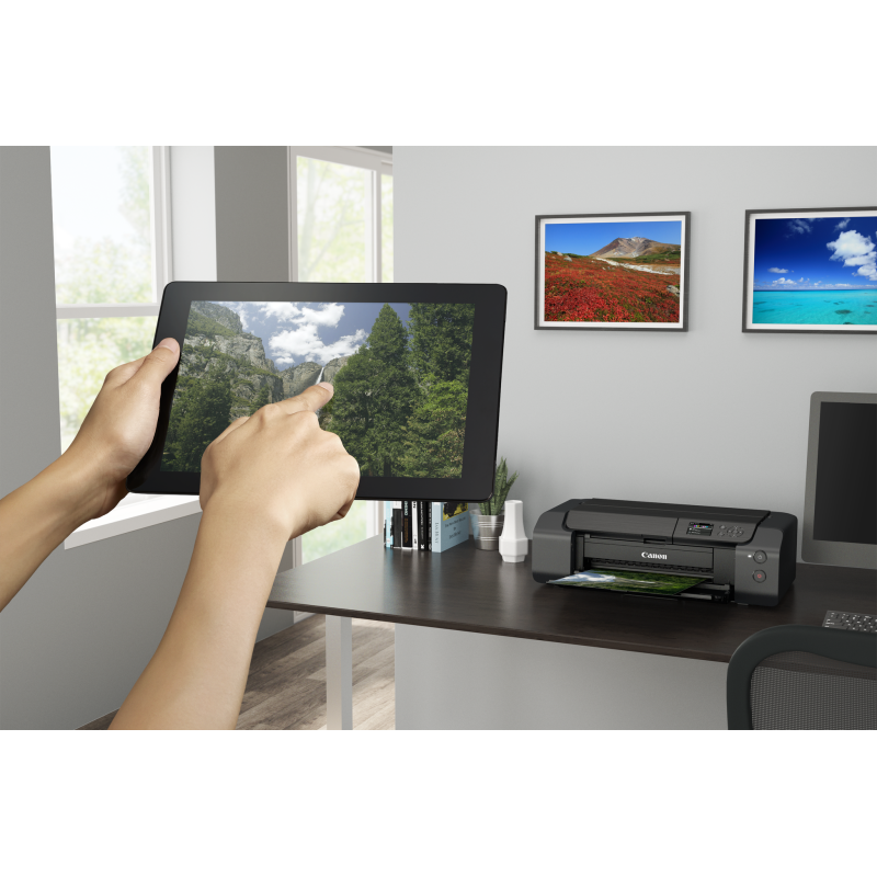 Canon PIXMA PRO-200S Impressora Multifunções Fotográfica Jato de Tinta Cores A3+ 4800 x 2400 DPI Wi-Fi/Ethernet/USB Preto - 6875C009 - 4549292240054