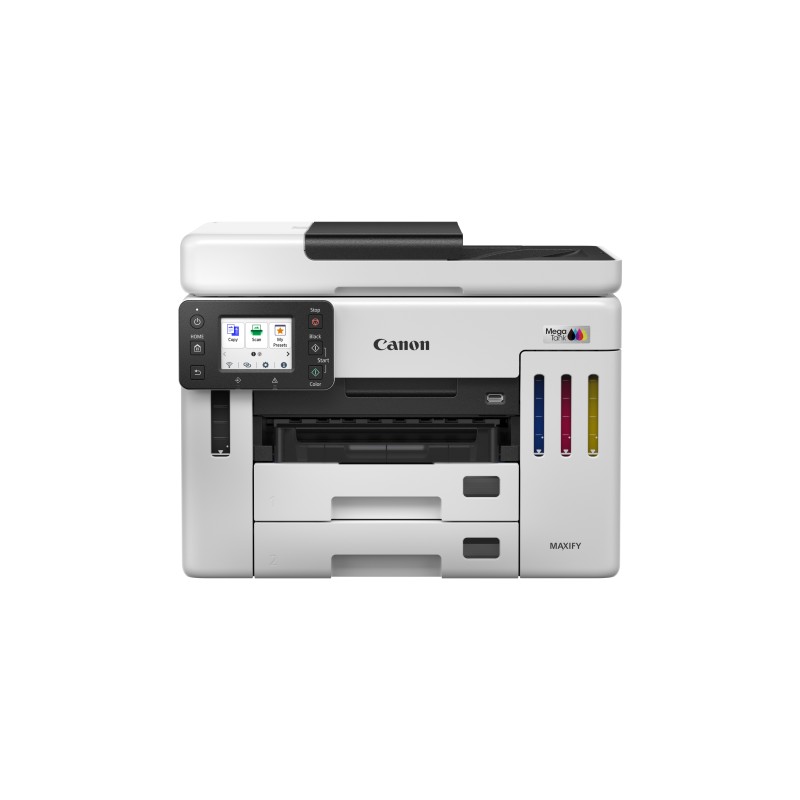 Canon MAXIFY GX7150 Impressora Multifunções Jato de Tinta Cores MegaTank Recarregável A4 600 x 1200 DPI Duplex Wi-Fi/Ethernet/USB Preto, Branco - 6880C006 - 4549292240276