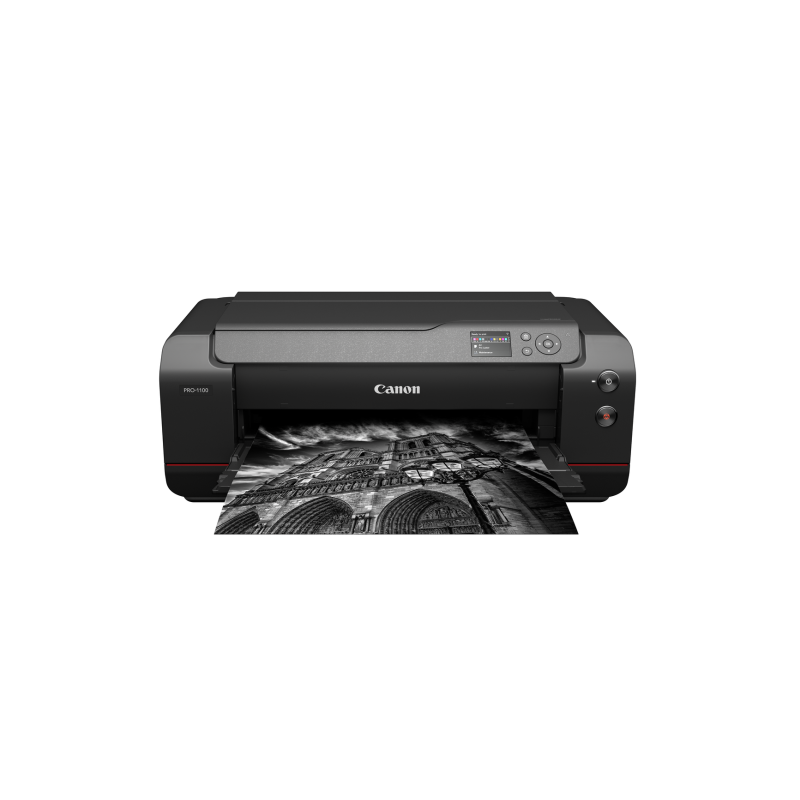 Canon ImagePrograf PRO-1100 Impressora Multifunções Fotográfica Jato de Tinta Cores A2 2400 x 1200 DPI Wi-Fi/Ethernet/USB Preto - 6856C006 - 4549292240887