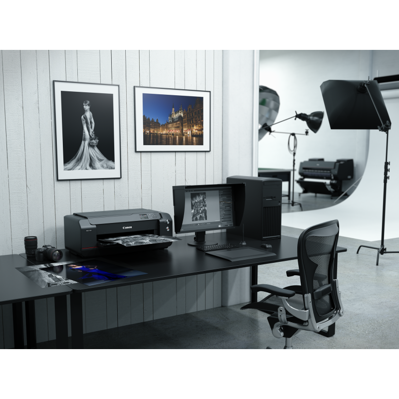 Canon ImagePrograf PRO-1100 Impressora Multifunções Fotográfica Jato de Tinta Cores A2 2400 x 1200 DPI Wi-Fi/Ethernet/USB Preto - 6856C006 - 4549292240887