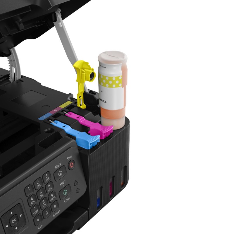 Canon PIXMA G4570 Impressora Multifunções Jato de Tinta Cores MegaTank Recarregável A4 4800 x 1200 DPI Duplex Wi-Fi/USB Preto - 5807C006 - 4549292205787