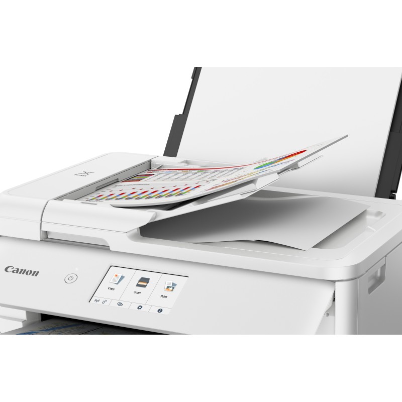 Canon PIXMA TS9551Ca Impressora Multifunções Fotográfica Jato de Tinta Cores A3 4800 x 1200 DPI Duplex Wi-Fi/Ethernet/USB Branco - 2988C056 - 4549292236286