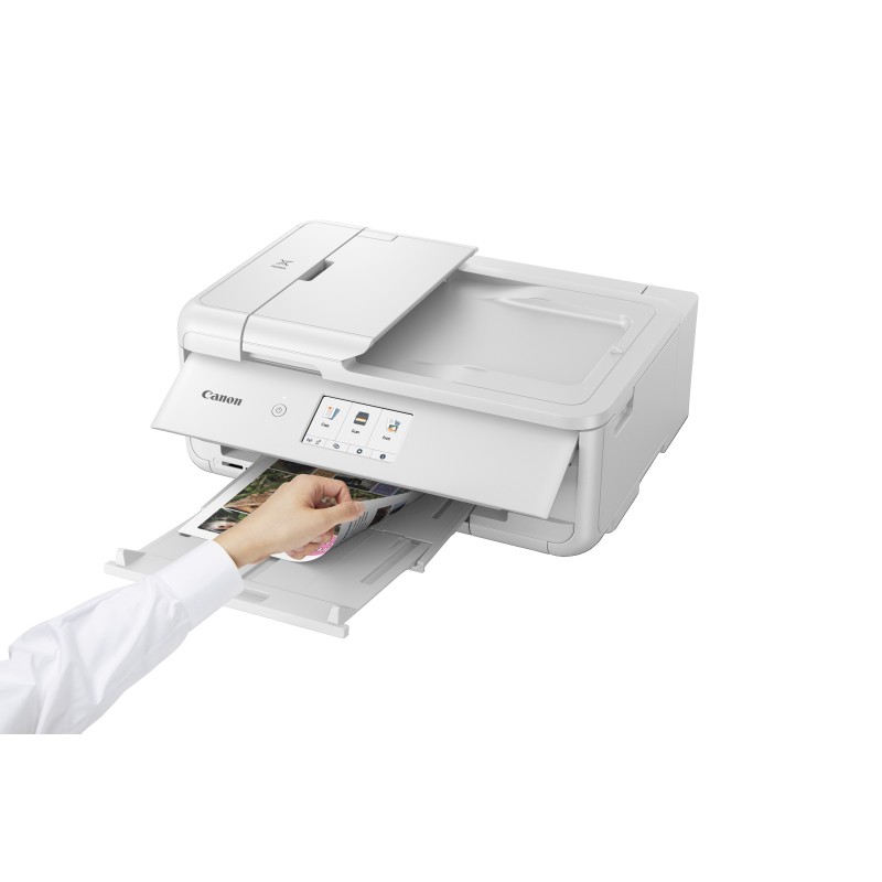 Canon PIXMA TS9551Ca Impressora Multifunções Fotográfica Jato de Tinta Cores A3 4800 x 1200 DPI Duplex Wi-Fi/Ethernet/USB Branco - 2988C056 - 4549292236286
