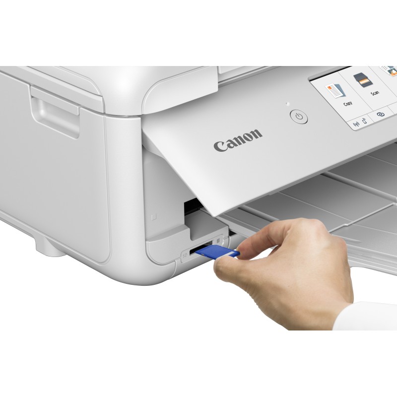 Canon PIXMA TS9551Ca Impressora Multifunções Fotográfica Jato de Tinta Cores A3 4800 x 1200 DPI Duplex Wi-Fi/Ethernet/USB Branco - 2988C056 - 4549292236286