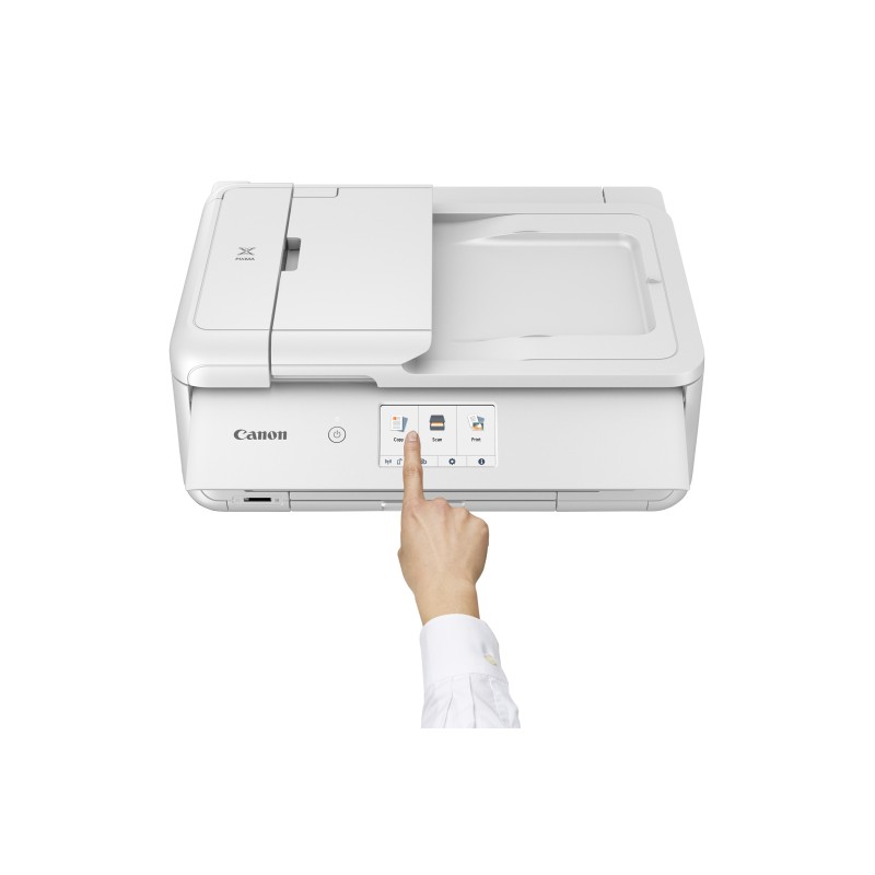 Canon PIXMA TS9551Ca Impressora Multifunções Fotográfica Jato de Tinta Cores A3 4800 x 1200 DPI Duplex Wi-Fi/Ethernet/USB Branco - 2988C056 - 4549292236286