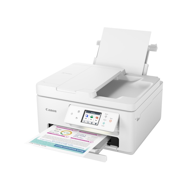 Canon PIXMA TS7750i Impressora Multifunções Fotográfica Jato de Tinta Cores A4 1200 x 1200 DPI Duplex Wi-Fi/USB Branco - 6258C006 - 4549292221411