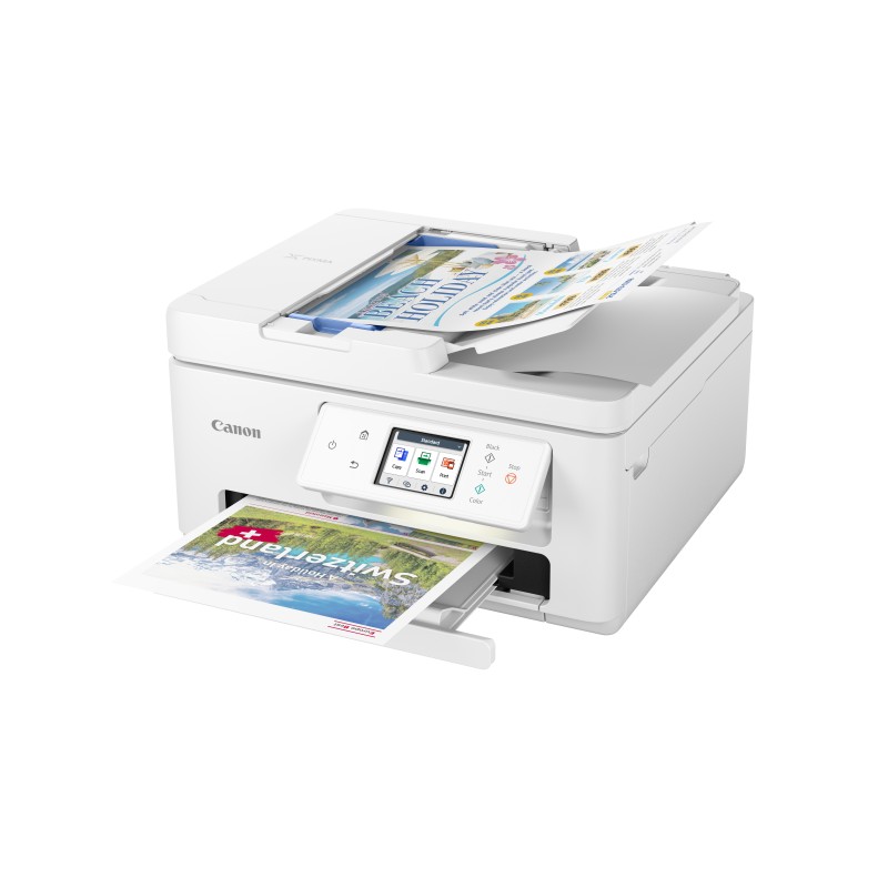 Canon PIXMA TS7750i Impressora Multifunções Fotográfica Jato de Tinta Cores A4 1200 x 1200 DPI Duplex Wi-Fi/USB Branco - 6258C006 - 4549292221411