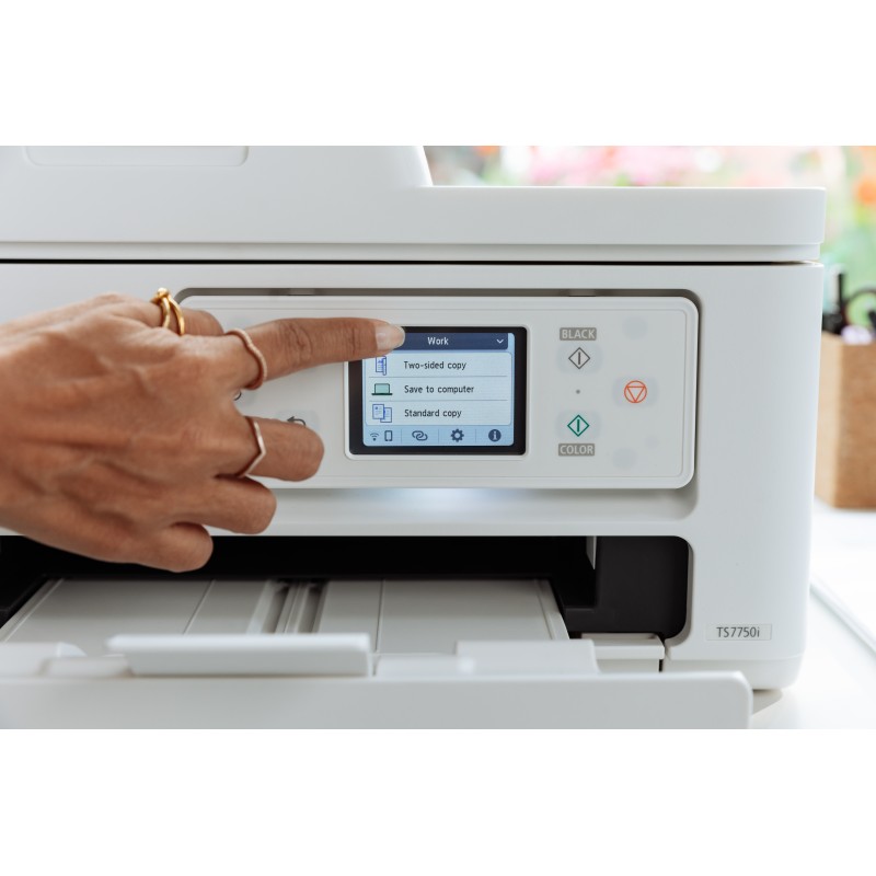 Canon PIXMA TS7750i Impressora Multifunções Fotográfica Jato de Tinta Cores A4 1200 x 1200 DPI Duplex Wi-Fi/USB Branco - 6258C006 - 4549292221411