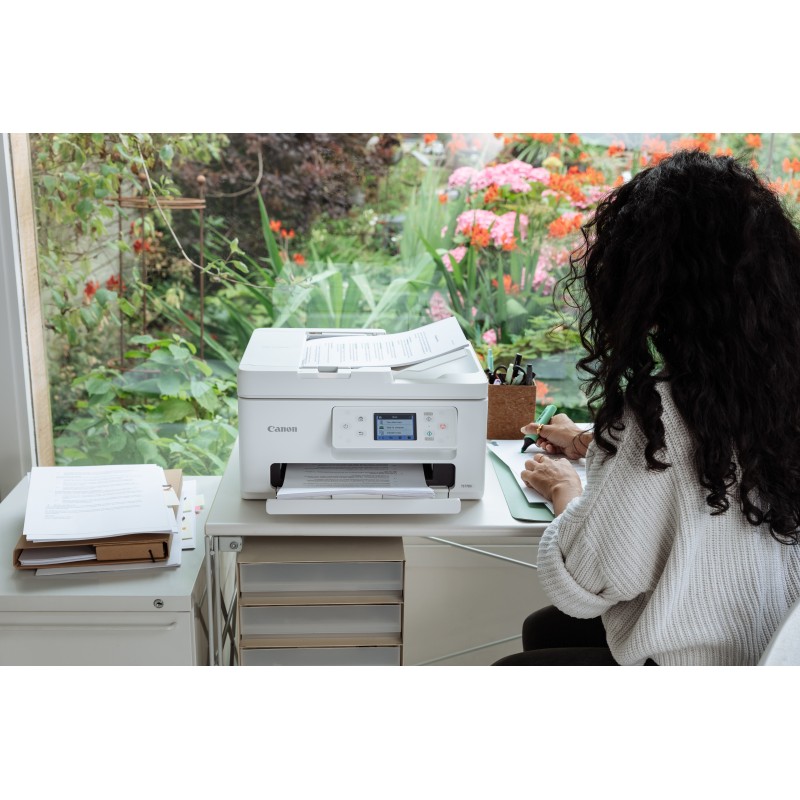 Canon PIXMA TS7750i Impressora Multifunções Fotográfica Jato de Tinta Cores A4 1200 x 1200 DPI Duplex Wi-Fi/USB Branco - 6258C006 - 4549292221411