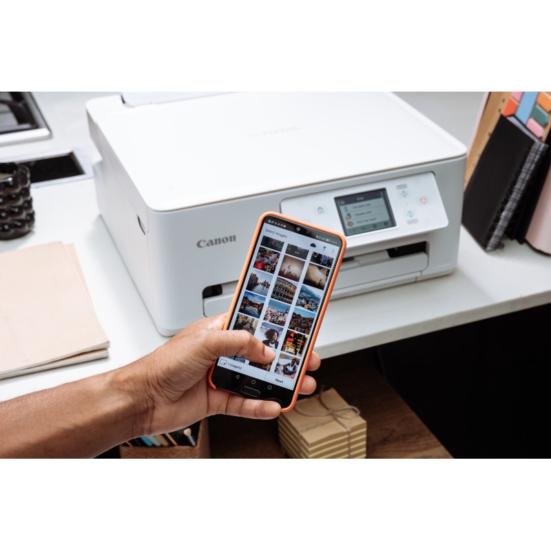 Canon PIXMA TS7650i Impressora Multifunções Fotográfica Jato de Tinta Cores A4 1200 x 1200 DPI Duplex Wi-Fi/USB Branco - 6256C006 - 4549292221329