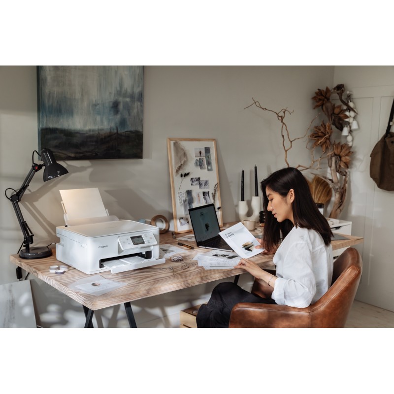 Canon PIXMA TS7650i Impressora Multifunções Fotográfica Jato de Tinta Cores A4 1200 x 1200 DPI Duplex Wi-Fi/USB Branco - 6256C006 - 4549292221329