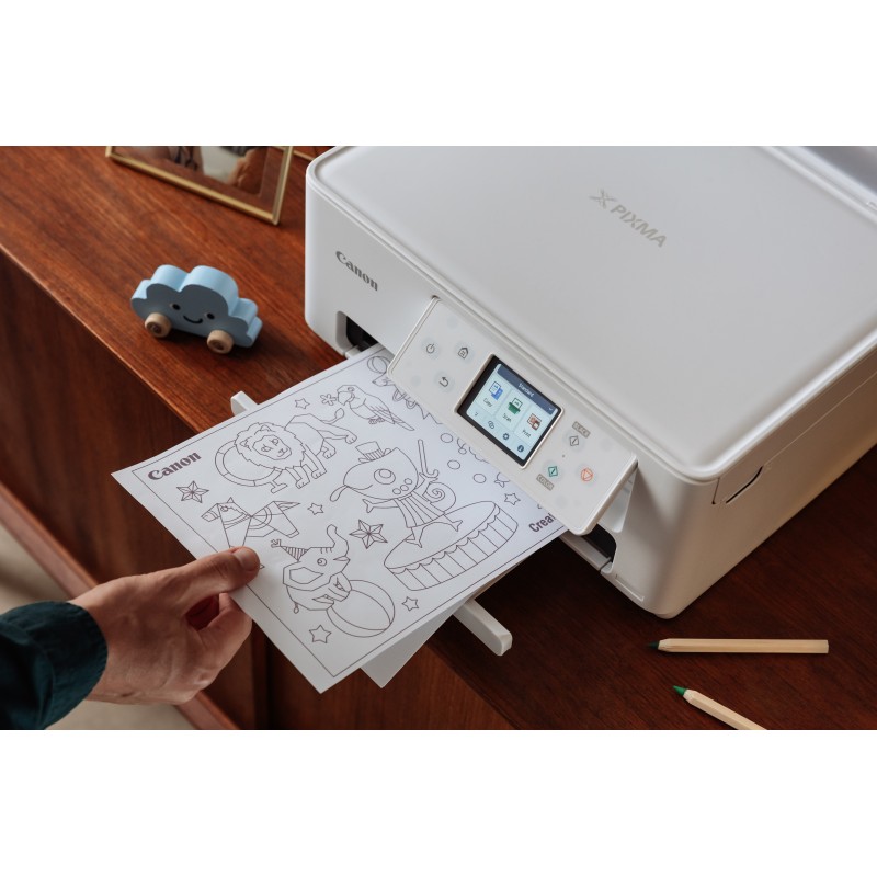 Canon PIXMA TS7650i Impressora Multifunções Fotográfica Jato de Tinta Cores A4 1200 x 1200 DPI Duplex Wi-Fi/USB Branco - 6256C006 - 4549292221329