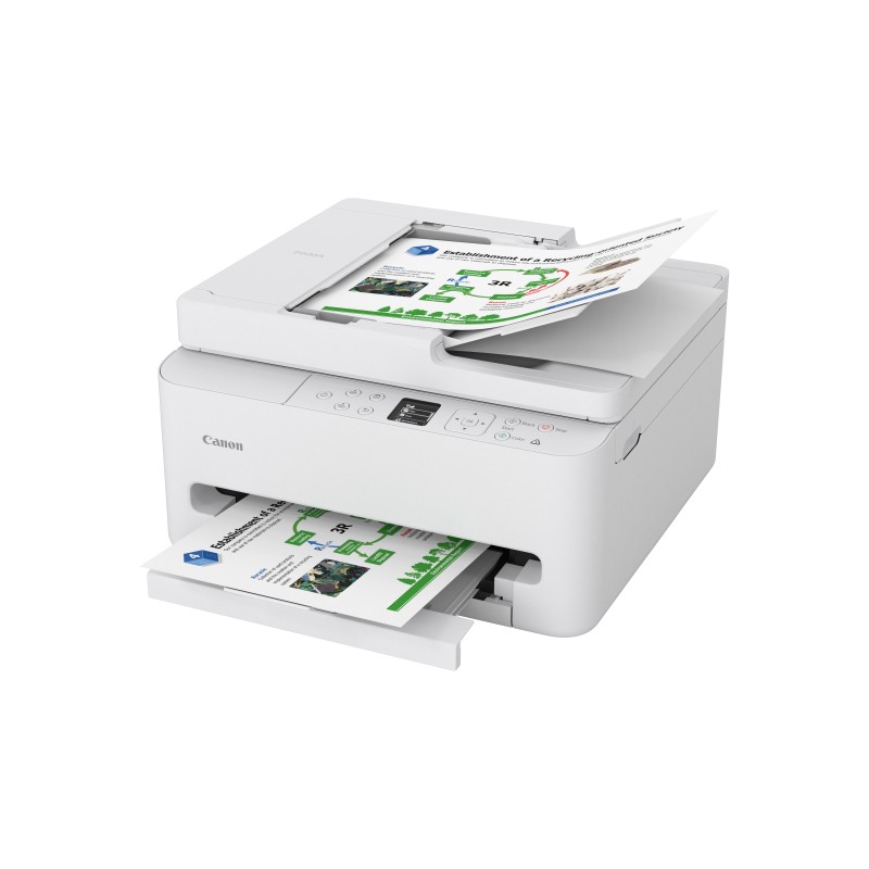 Canon PIXMA TS7550i Impressora Multifunções Jato de Tinta Cores A4 1200 x 1200 DPI Duplex Wi-Fi/USB Branco - 7178C006 - 4549292247947