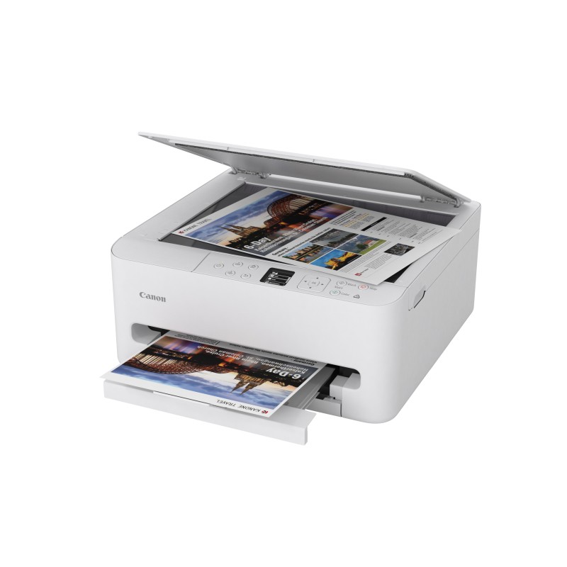 Canon PIXMA TS6550i Impressora Multifunções Fotográfica Jato de Tinta Cores A4 1200 x 1200 DPI Duplex Wi-Fi/USB Branco - 7179C006 - 4549292247985