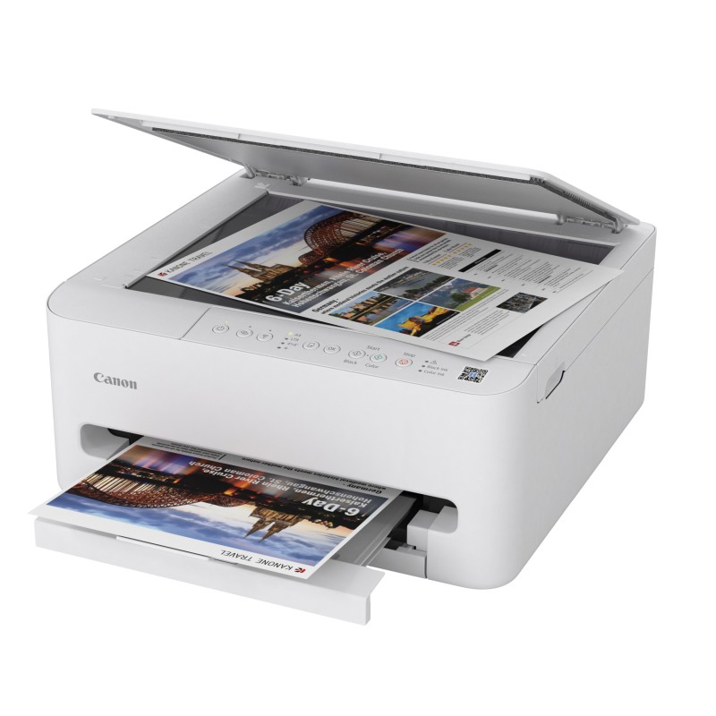 Canon PIXMA TS4150i Impressora Multifunções Jato de Tinta Cores A4 1200 x 1200 DPI Duplex Wi-Fi/USB Branco - 7181C006 - 4549292248067